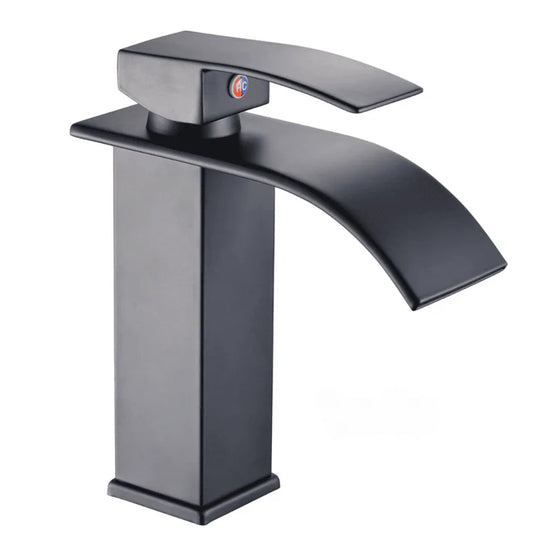 Waterfall Bathroom Faucet – Stainless Steel Basin Mixer Tap