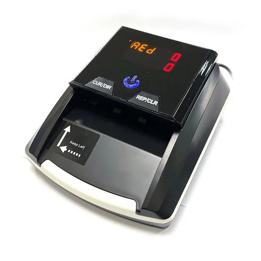 Mini Banknote Counter CN-136 – UV/MG/IR Detection, Built-In Battery